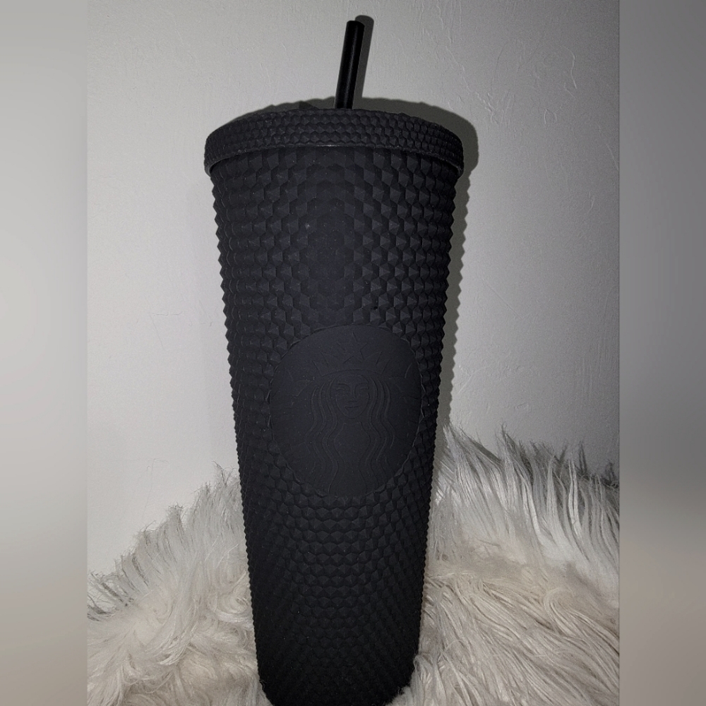 ***SOLD ON MERCARI** Edition Black Matte Studded Cold beverage travel cup 24oz.